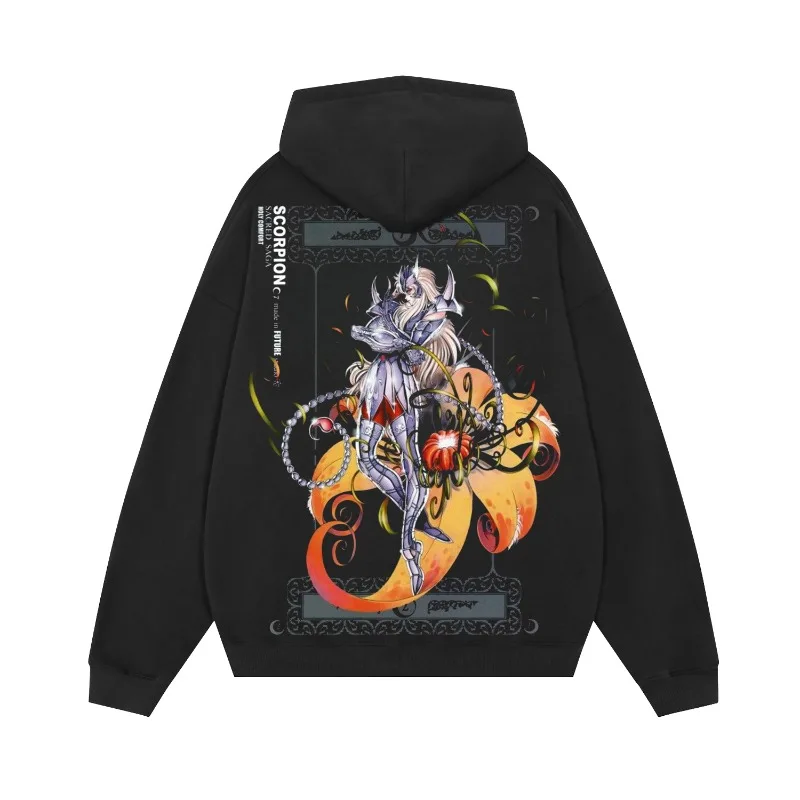 

Различные осенние и зимние толстовки с принтом Saint Seiya, мужские и женские топы с длинными рукавами