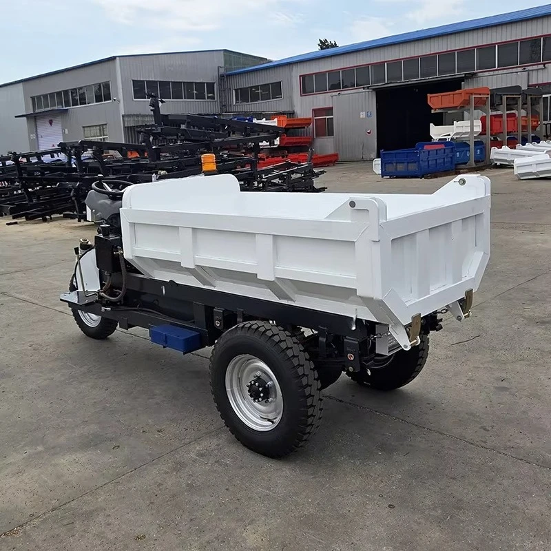 Industrial Electric Tricycle Open Body Mining Transportation Waterproof Controller Automatic Brake System Factory Price