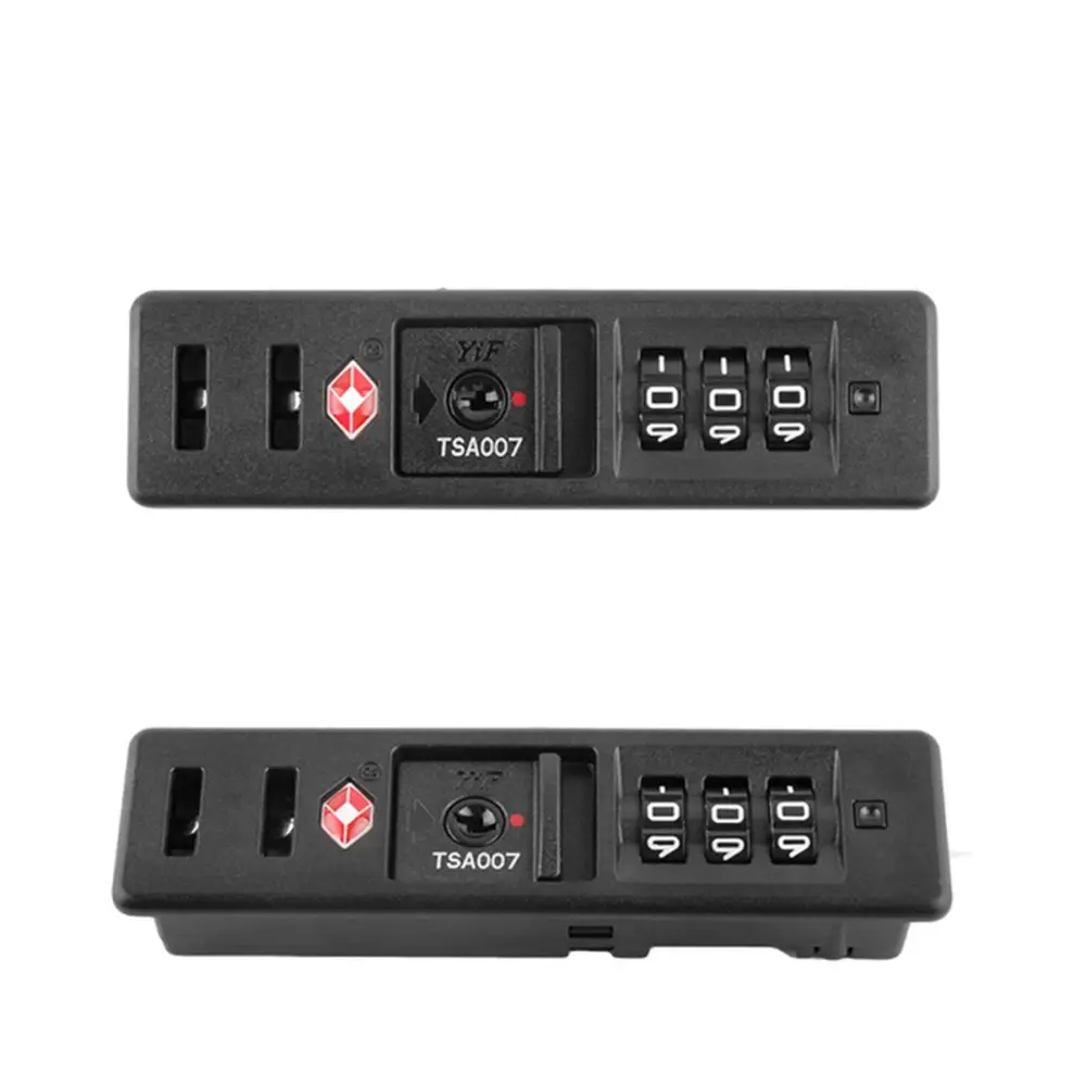 Bloqueio de código alfandegário tsa portátil proteção segurança bloqueio de senha de 3 dígitos à prova de intempéries anti-roubo bagagem com segurança bloqueio de código