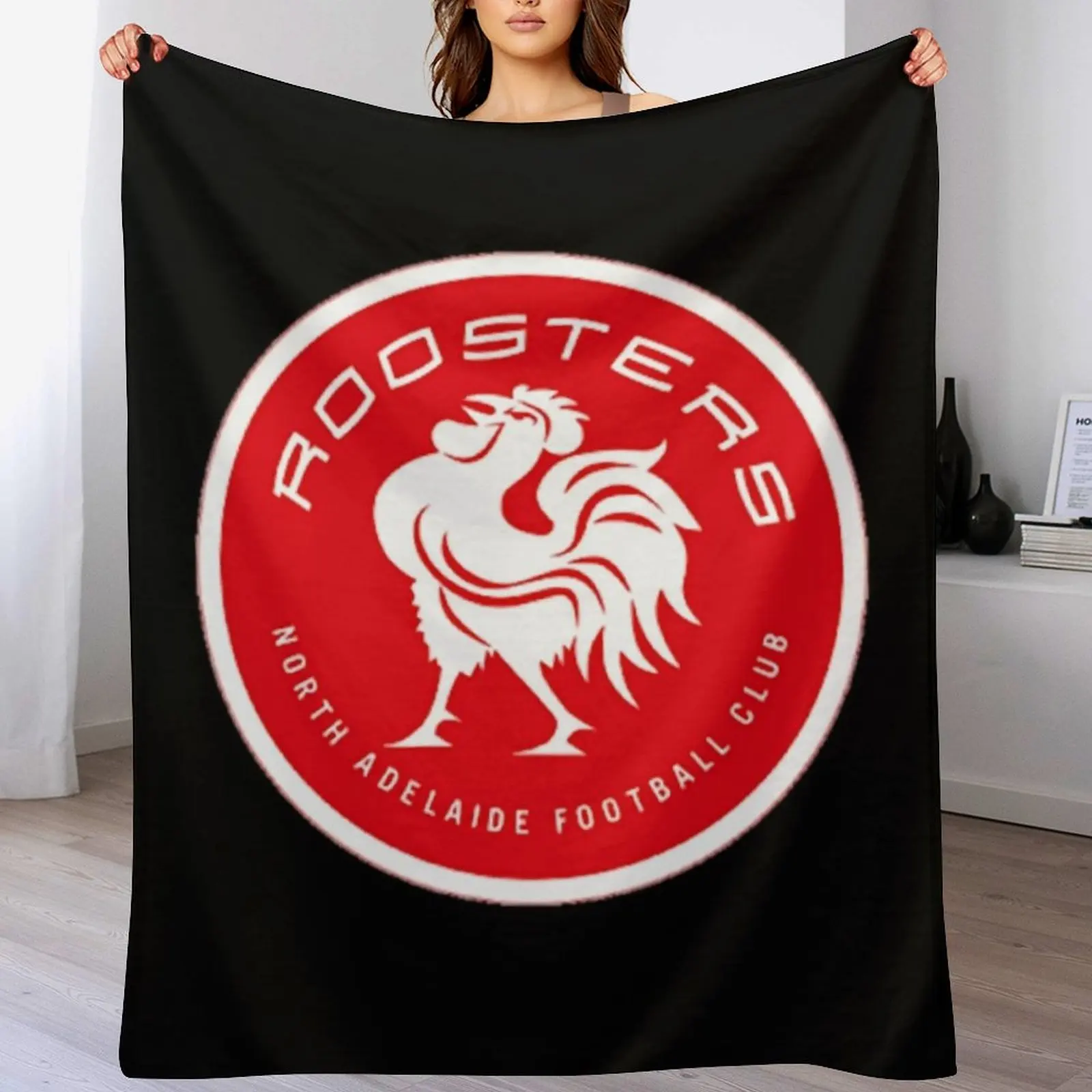 

North adelaide football club AFL Footy \t \t Throw Blanket Durable Warm Blanket for Daily Home Use