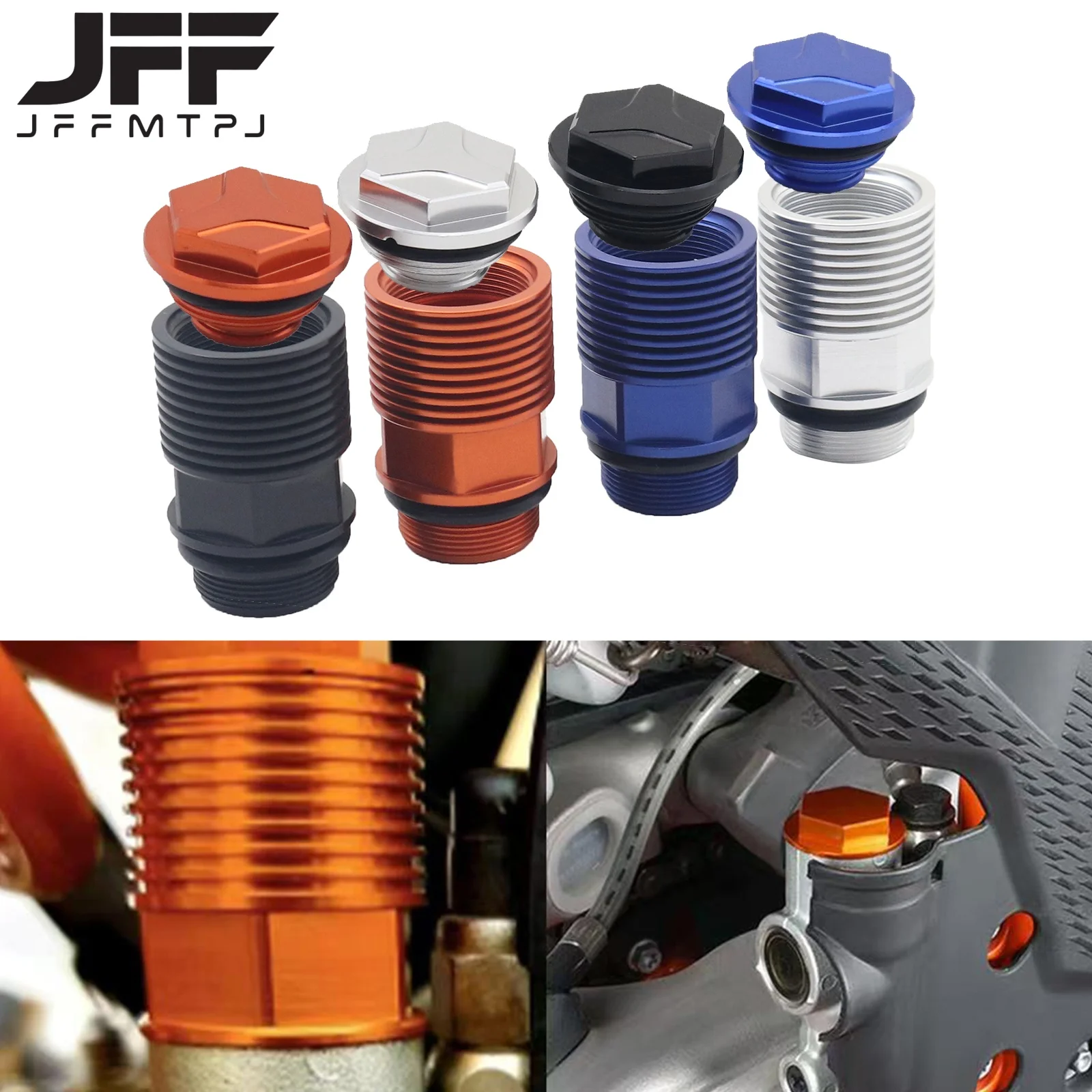 Motorcycle CNC Rear Brake Reservoir Extension Fluid Cylinder Cap For KTM EXC EXCF XC XCF SX SXF XCW XCFW Six Days TPI 125-530