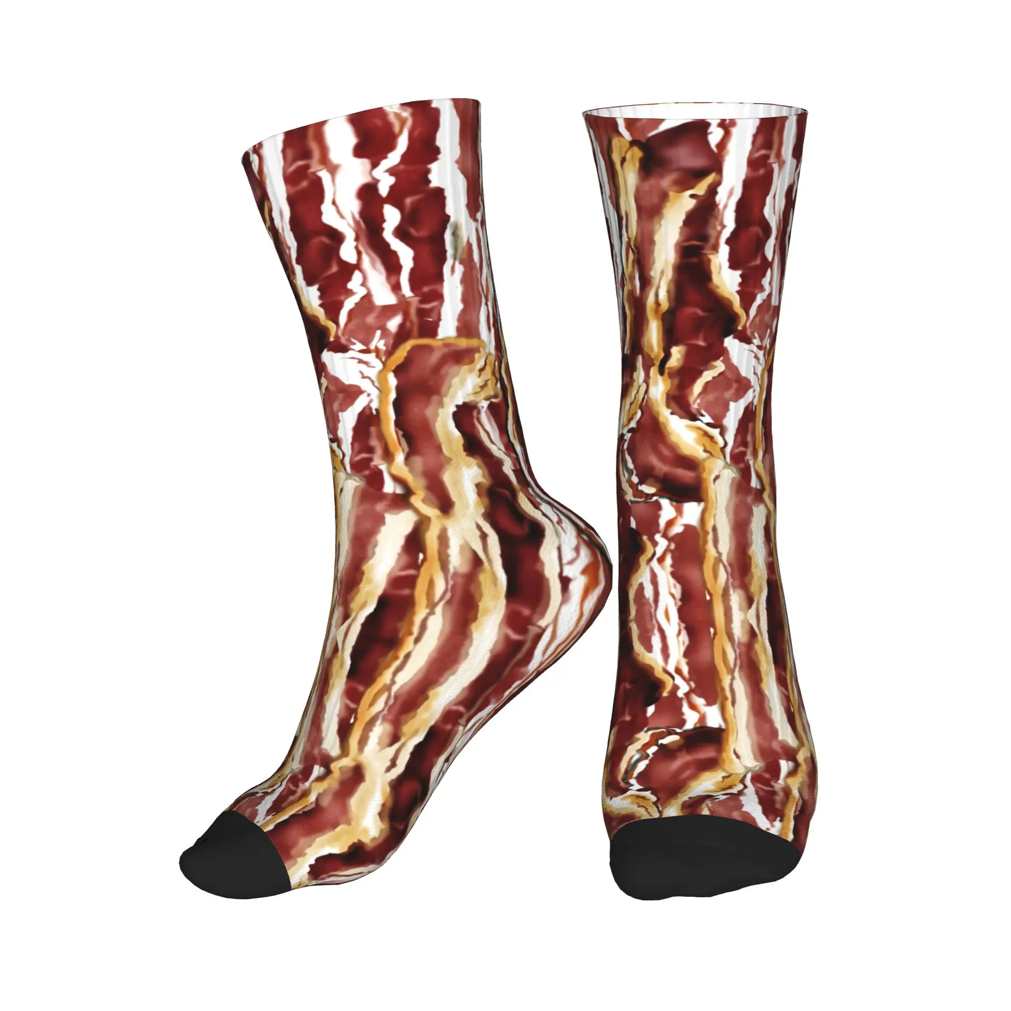 

Bacon Pattern Dress Socks Men's Women's Warm Fashion Crew Socks