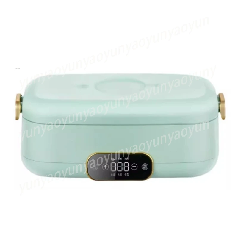 Mini Multifunctional Electric Cooker Non-stick Liner Hot Pot BBQ Grill Steamer Portable Cooking Pot Household Lunch Box Cookware