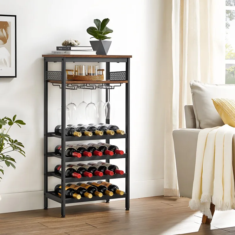 Wine display rack Stacked  Independent floor-to-ceiling
