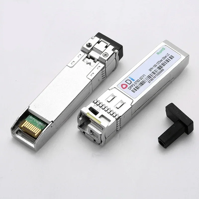 SFP 10G LC 20KM 1270nm/1330nm Módulo óptico SFP de fibra única de grado industrial Transceptor SFP Grado industrial -40-85 Celsius