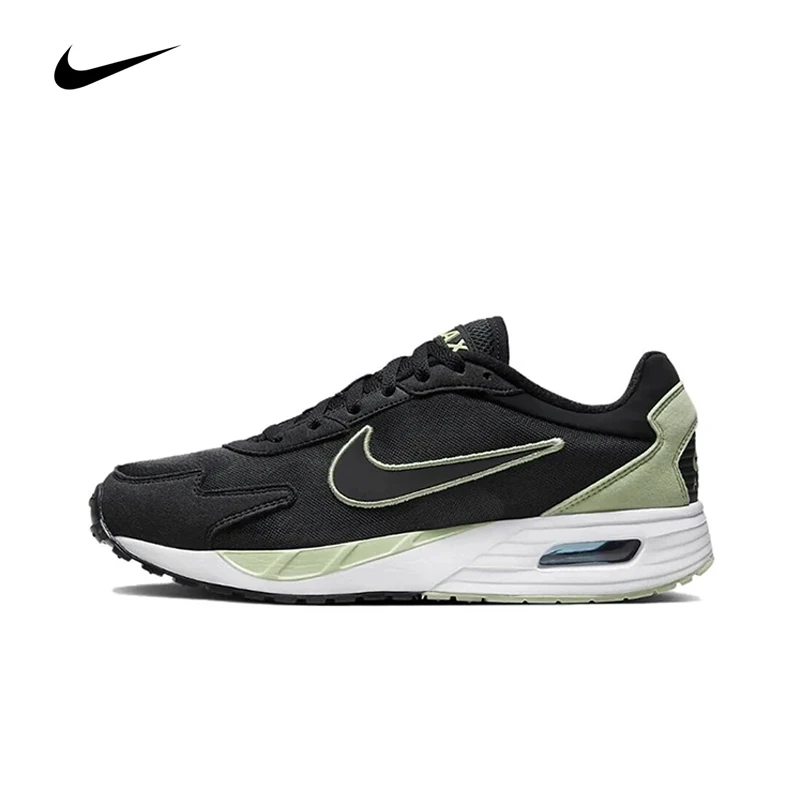 Nike-zapatillas de correr Air Max Solo para hombre, deportivas transpirables, resistentes al desgaste, con absorción de impactos, color negro,