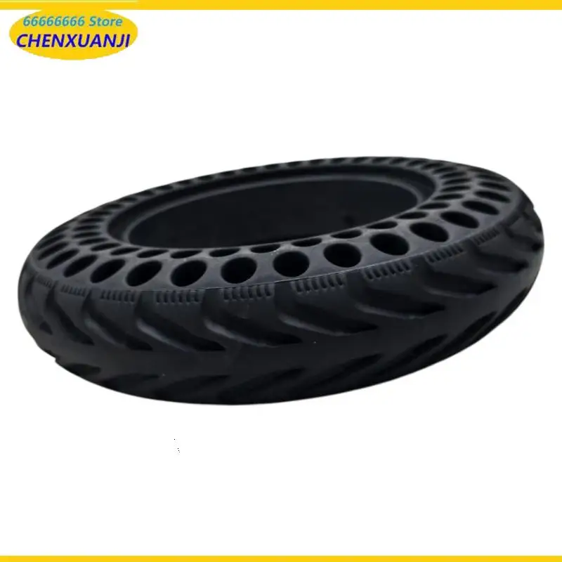 Electric Scooter Tire 10x2.0 Solid Tire Solid Rubber Construction Double-row Hole Pattern Solid Tire For Electric Scooters