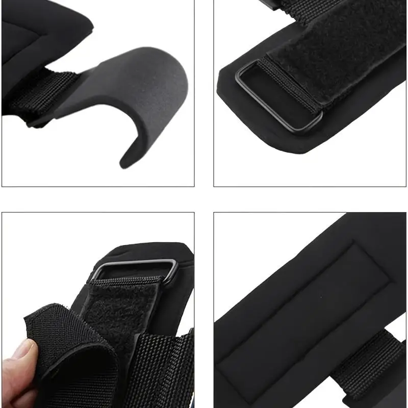 1 Unidad de Gancho de Muñeca Antideslizante para Fitness, Levantamiento de Pesas, Dominadas, Barra Horizontal, Entrenamiento de Fuerza sin Estrangulamiento