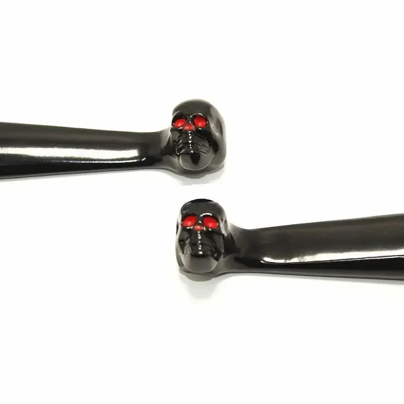 Pair Motorcycke Skull Brake Clutch Lever For Harley FLSTF Fat Boy FXSTB Night Train FXDWG Dyna Wide Glide Sportster 883 1200