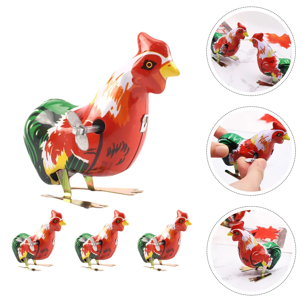 Clockwork Hopping Chicken Wind-up Toys Toddlers Kids Party Creative Easter Bunny