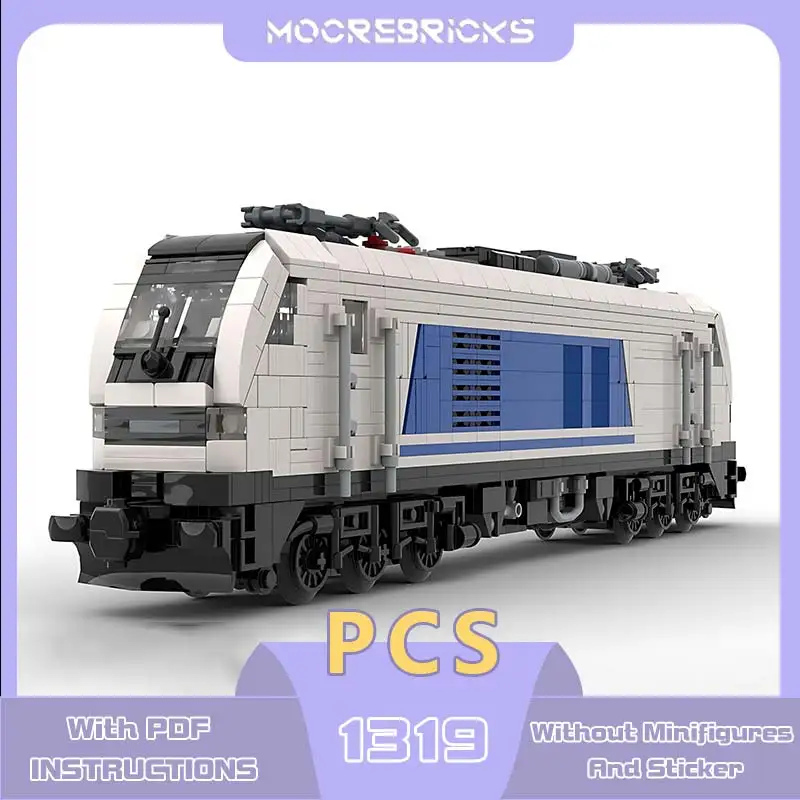 Transportation Series BR 159 Building Blocks City Electric Locomotive Model Small Particle Bricks Toy Children's Birthday Gift