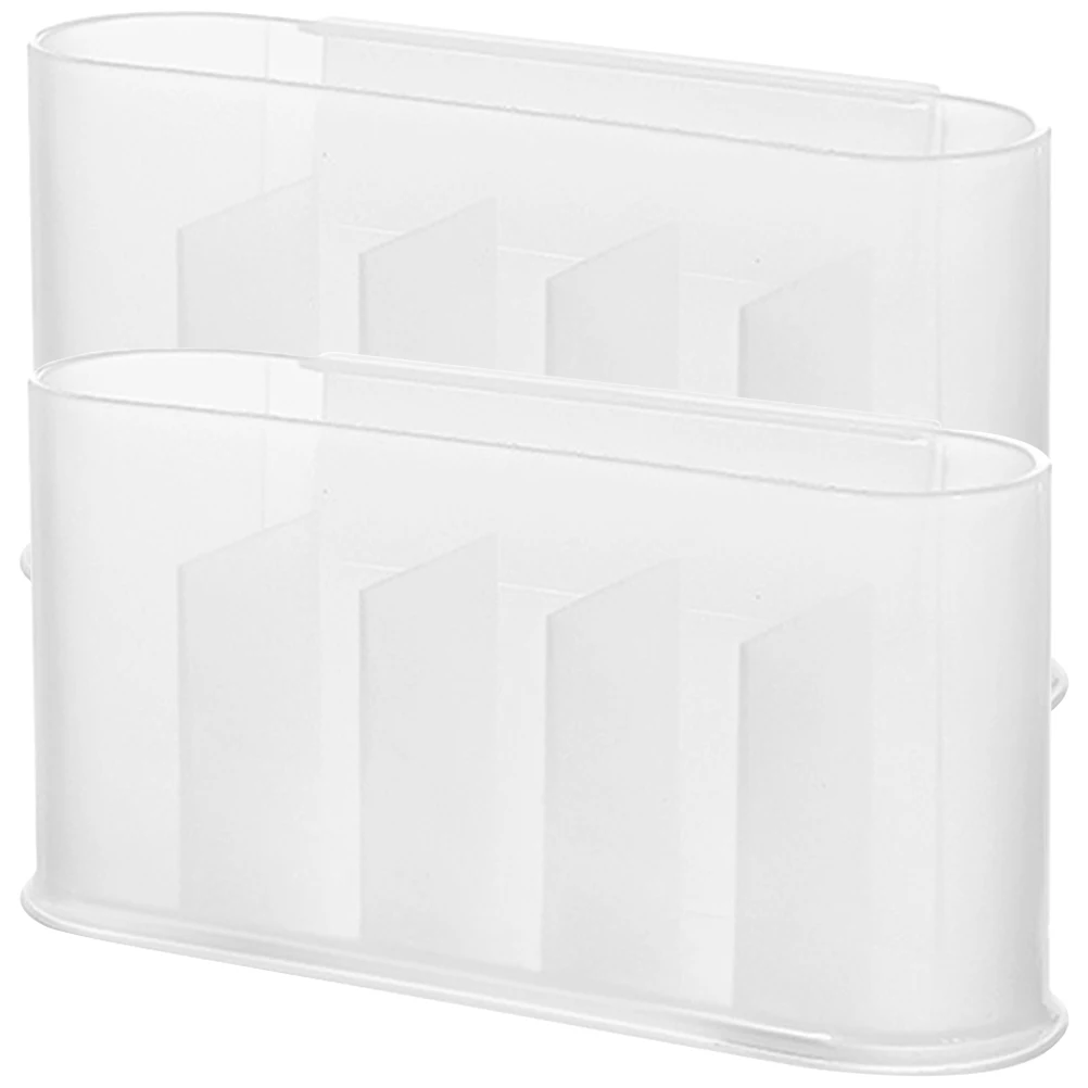 

2pcs Refrigerator Side Door Storage Box Fridge Containers Clear Accessories Boxes Compartment Organizer Hanging Mini Fridge