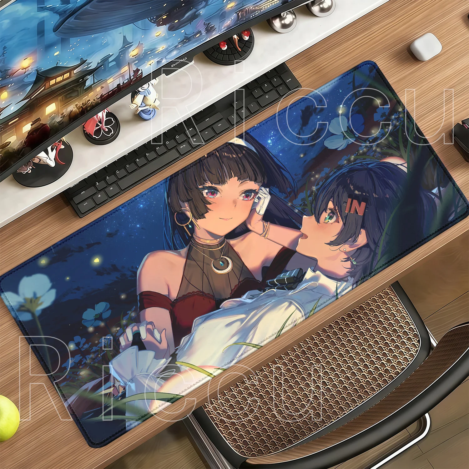Astra Yao Zenless Zone Zero ZZZERO ESports Mouse Pad PC Gaming Non-slip Office Carpet Keyboard HD Printing Overlock XXL Desk Mat