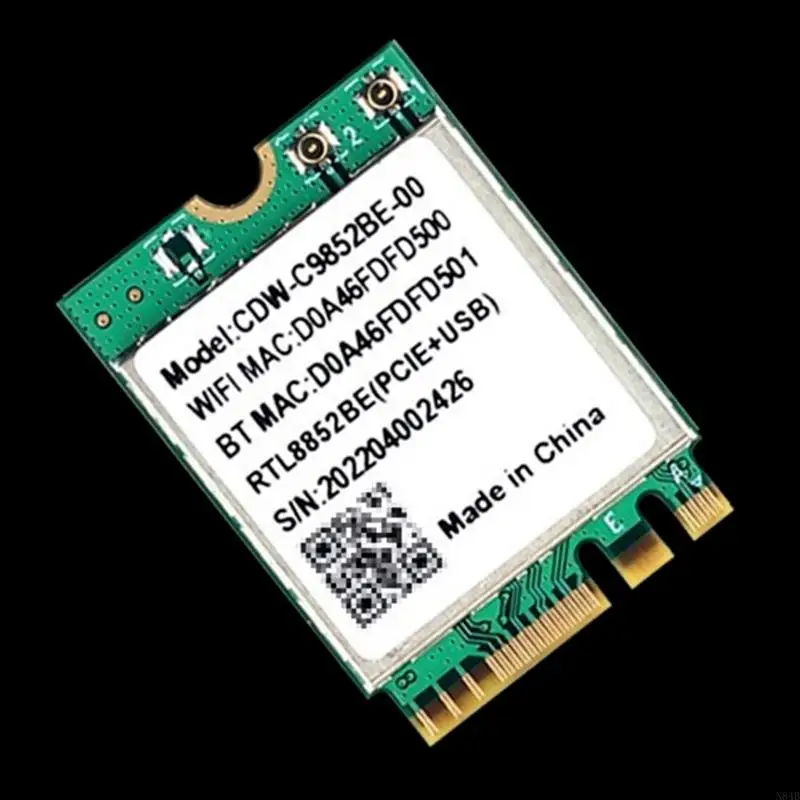 N84B RTL8852BE Двойная полоса WiFi 6 Card 802.11ac Axe Wireless NGFF M.2 Карта для 10