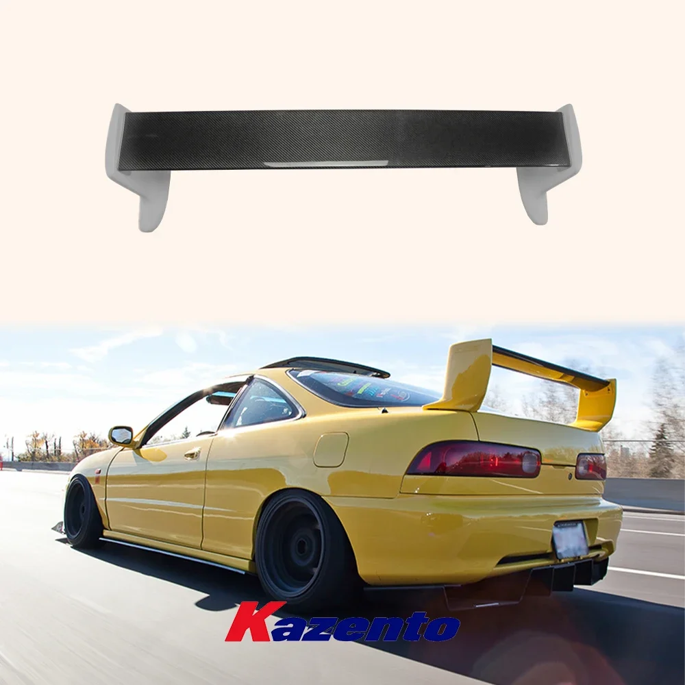 For Honda 94-01 Integra DC2 MU Style Rear Spoiler Partial Carbon Fiber In Blade