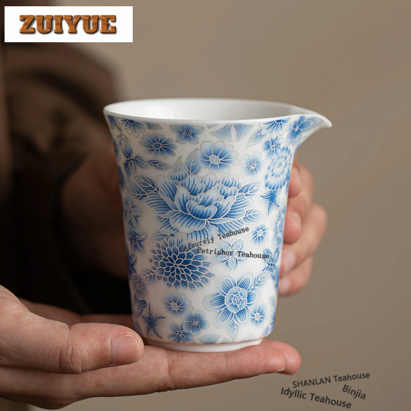 

Чайник-диспенсер для чая и чайной церемонии, 200 мл, с декором «Пион», для подачи чая, бытовой, для декора