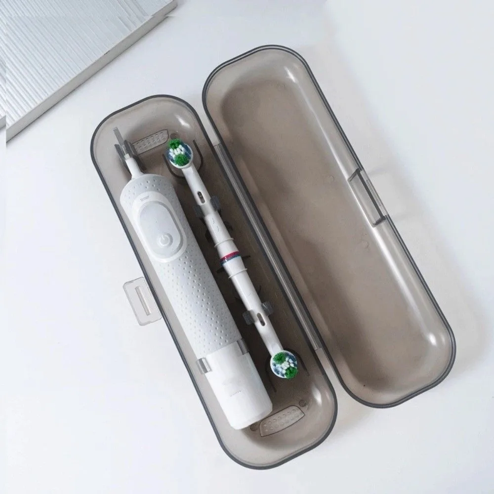 Plastic Electric Toothbrush Case Lightweight Moisture-proof Toothbrush Protective Cover Dust-proof Toothbrush Holder Travel
