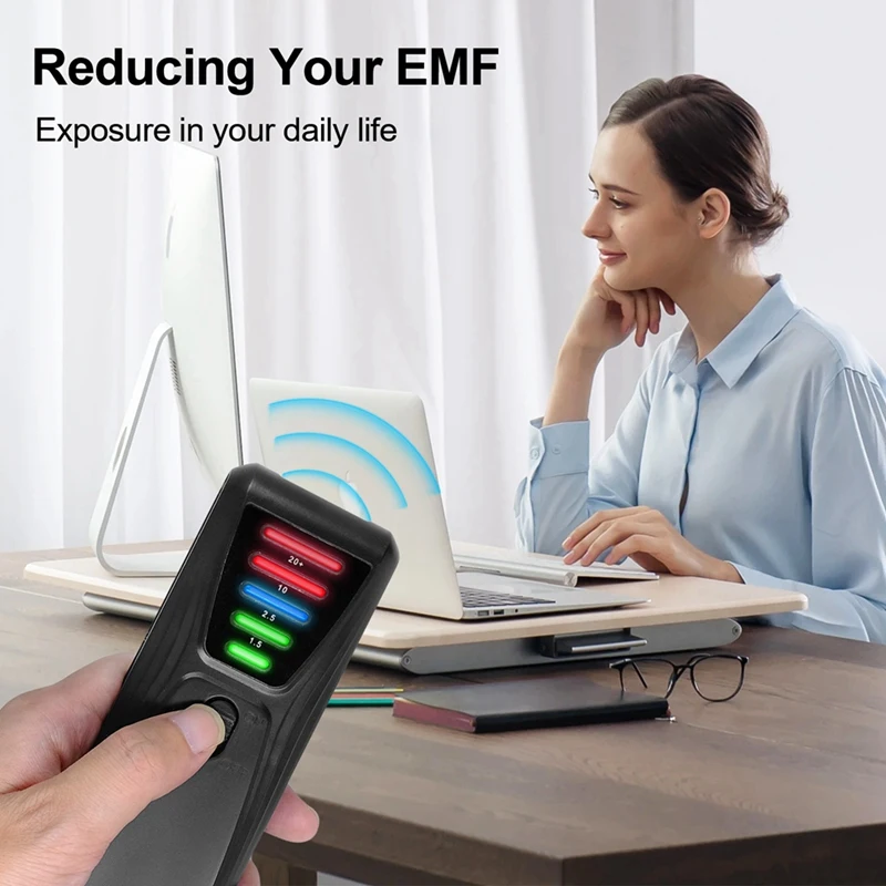 A73T Portable Electromagnetic Field Radiation Detector EMF Meter EMF Detector