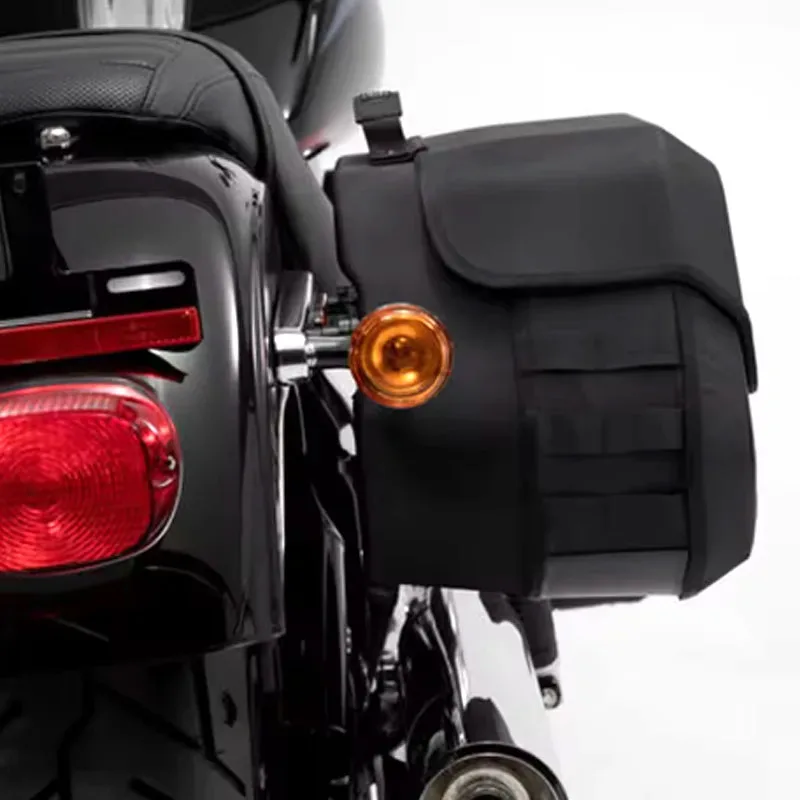 

Прочные мотоциклетные боковые сумки Lage для Harley Softail / Low Rider S 2017-2024, дорожные боковые сумки объемом 19,5 л, высокая вместимость