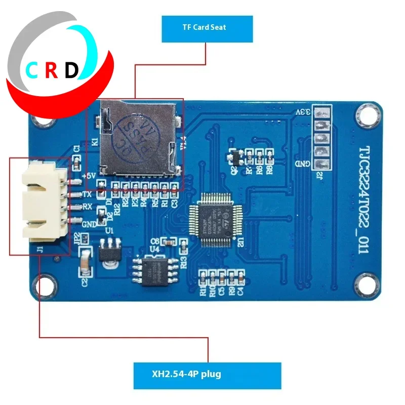 Tela serial inteligente USART HMI de 2,2 polegadas fonte GPU integrada módulo TFT LCD 240 * 320 display lcd diymore loja oficial