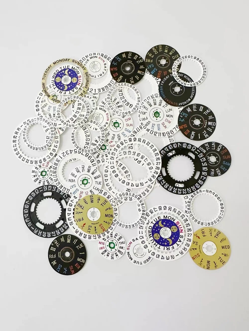 Watch Accessories Miscellaneous Calendar Disk Miscellaneous Week Disk Mixed Packaging Diy Steampunk Handmade Materials