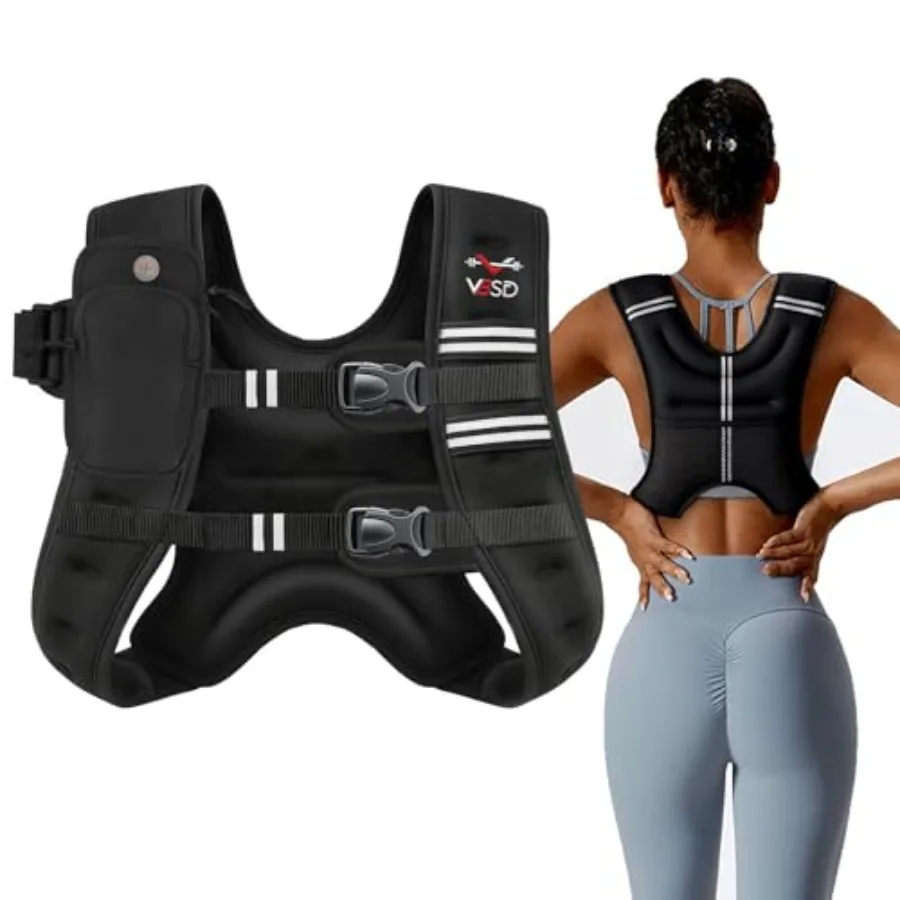

Weighted Vest Woman///1/// Weight Vest for Women Men Body Weight Vests for Walking Strength Training Running Workout Jogging Fi