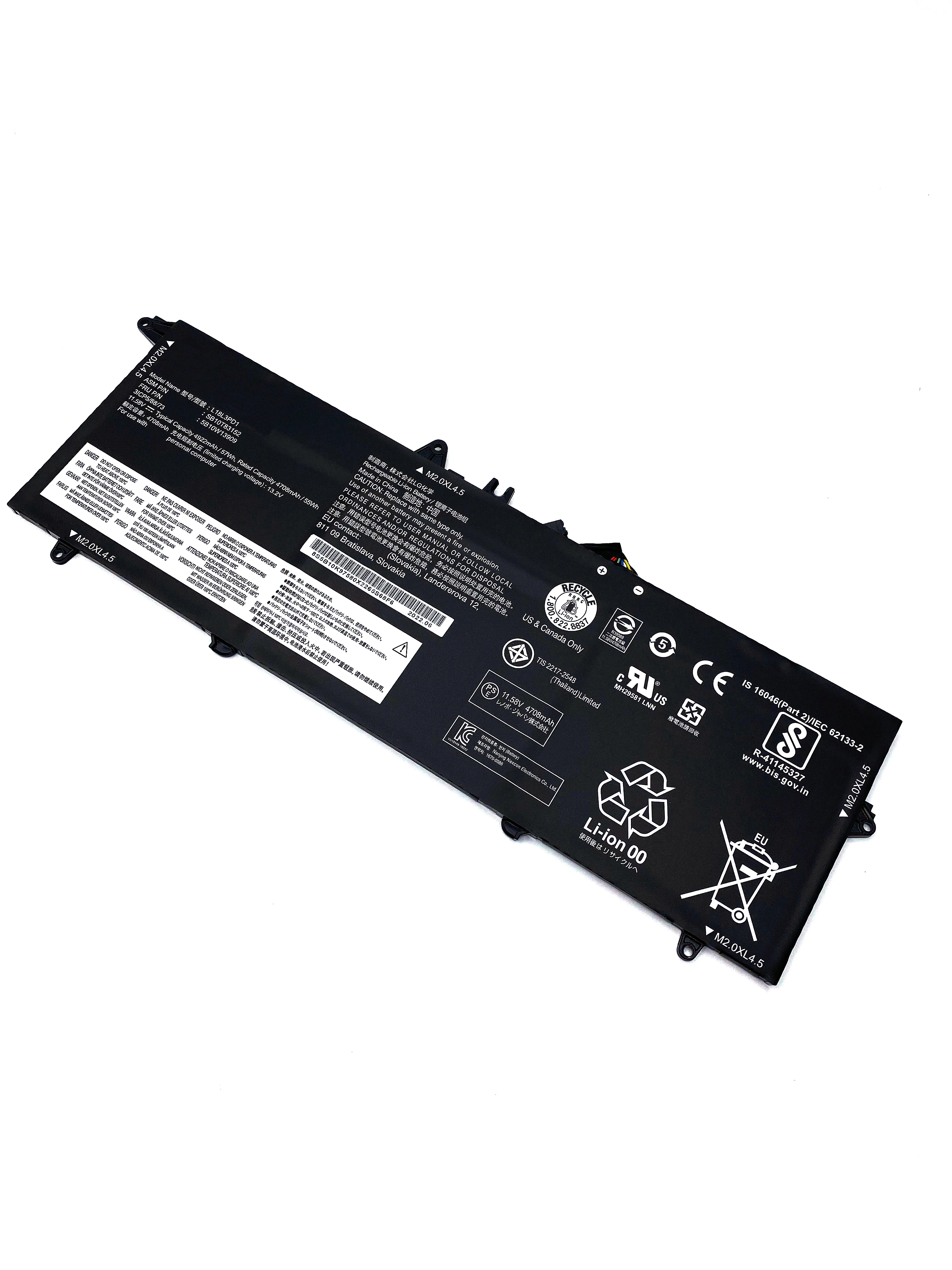 11.58V L18L3PD1 Laptop Battery For Lenovo ThinkPad T490S T495S T14S Gen 1 Series L18M3PD1 L18M3PD2 02DL013 02DL014 5B10W13909