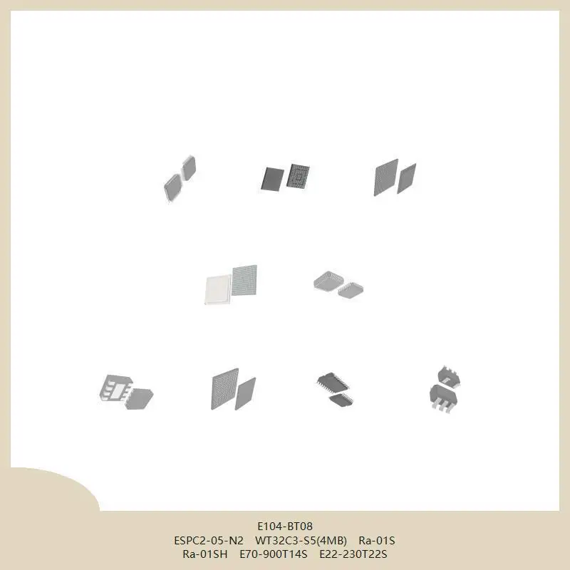 

E104-BT08 ESPC2-05-N2 WT32C3-S5(4MB) Ra-01S Ra-01SH E70-900T14S E22-230T22S