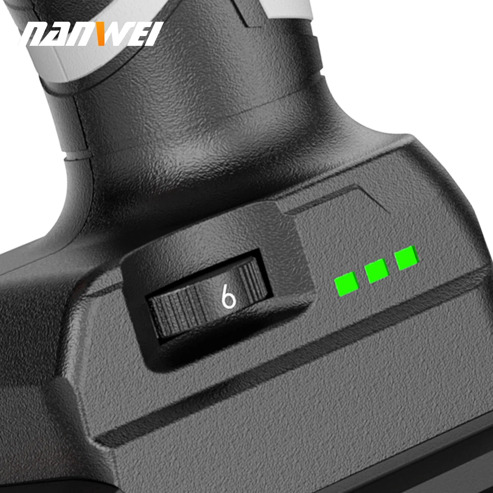 Pistolet do kleju NANWEI Electric 21V Akumulatorowy Bezszczotkowy Pistolet do Kleju Cementowego do Szkła Elektryczny Pistolet do Uszczelniania