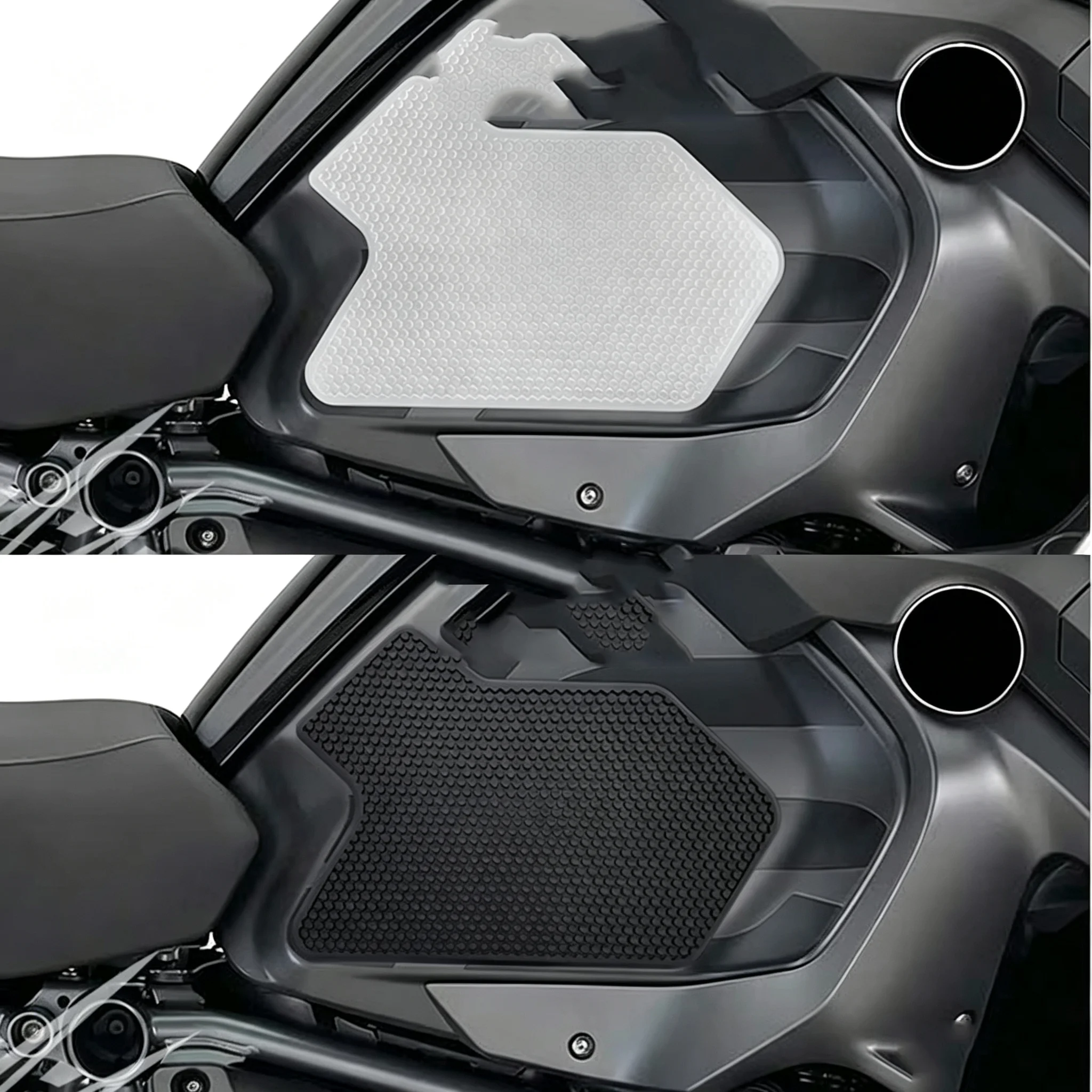 Motorcycle Rubber Side Fuel Tank Pad Fits For BMW R1200GS R1250GS Adventure Adv 2013-2020