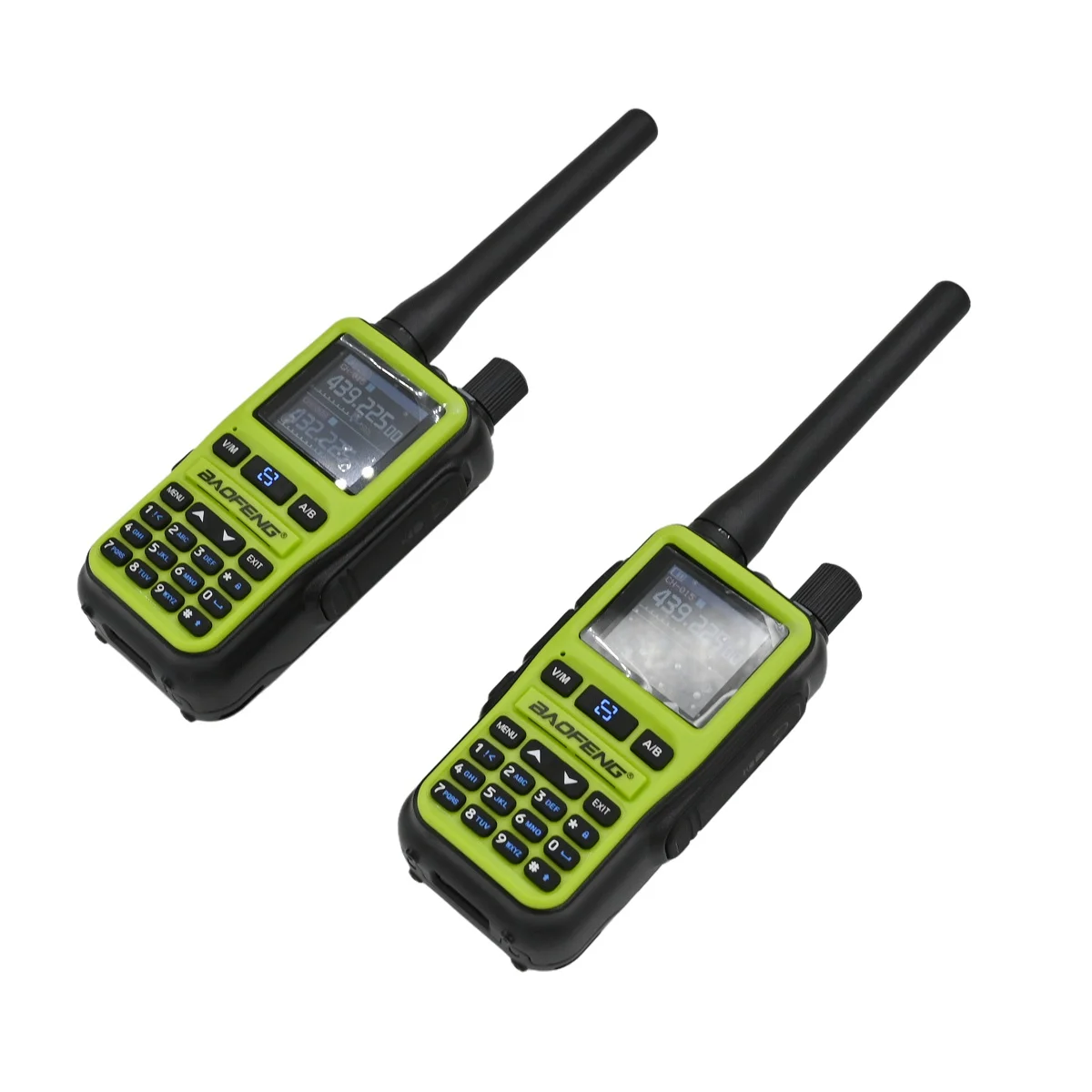 2-units-uv-5r-mini-compact-intercom-green-app-programming-999channels-noaa-usb-c-charge-handheld-wireless-radio-interphone