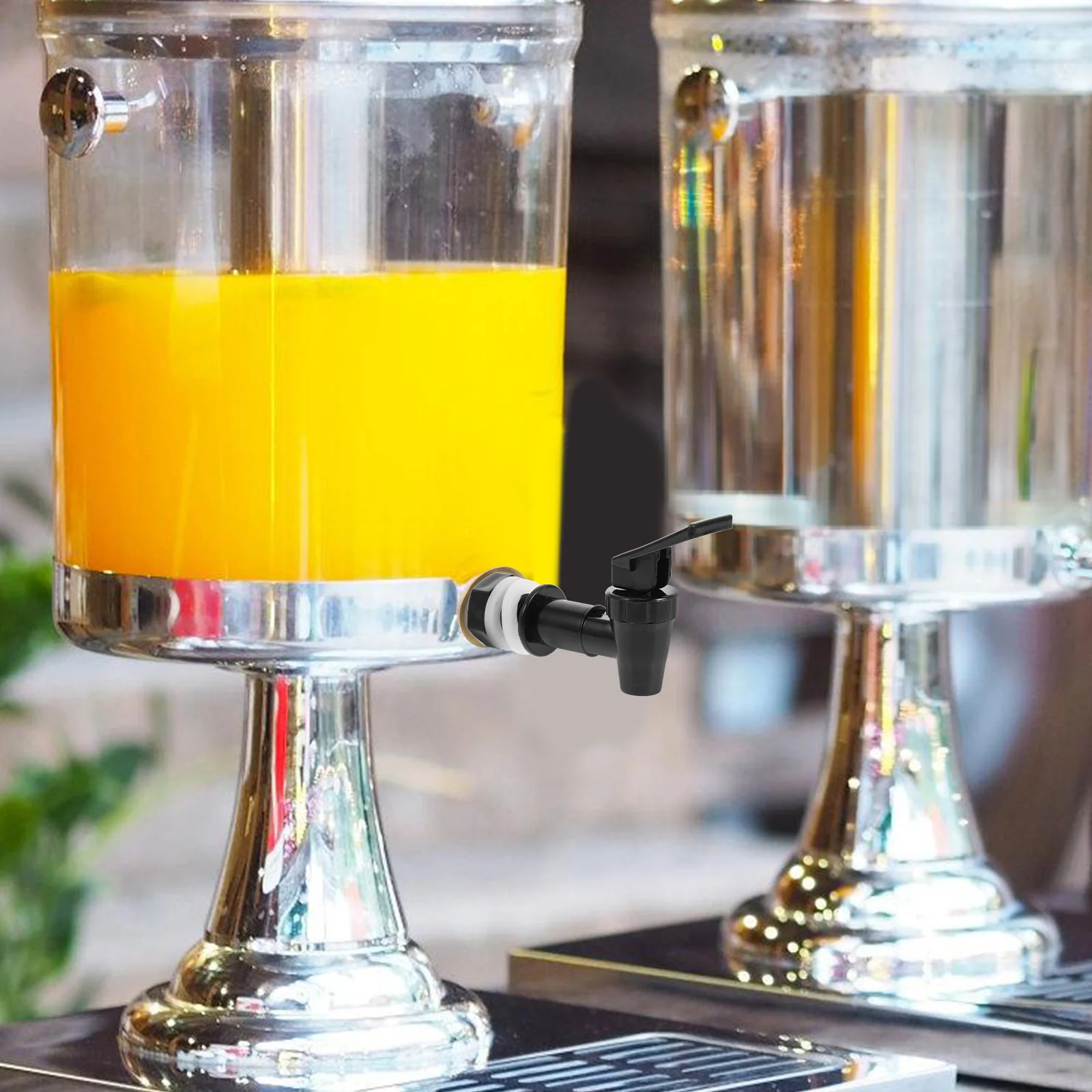 

2Pcs Reusable Water Dispenser Spigot Plastic Cooler Faucet Replacement Parts for Beverage Dispensers Water Jug Tap