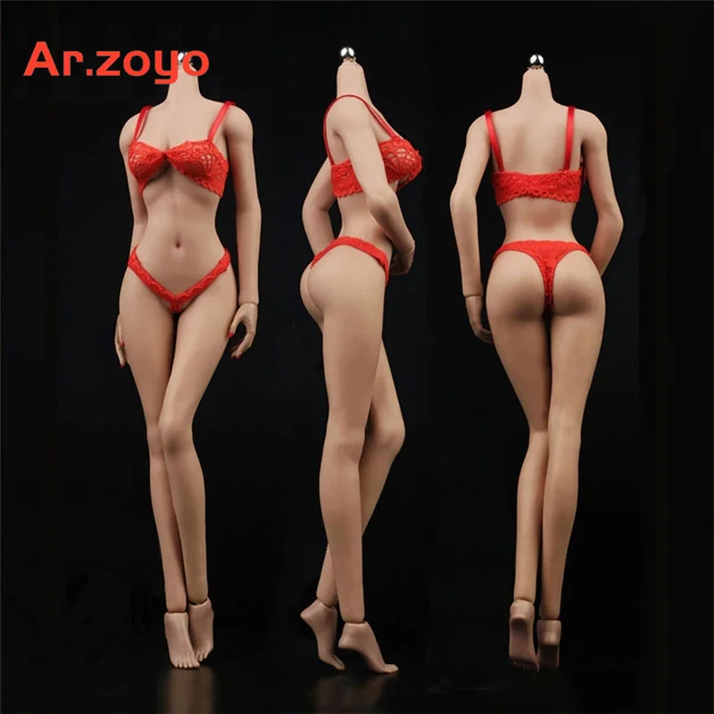 JIAOU DOLL 1/6 Super-Flexible Body Loli Girl Mid Bust Seamless Body JOQ-15C Female Pink/Pale/Suntan Action Figure Toy