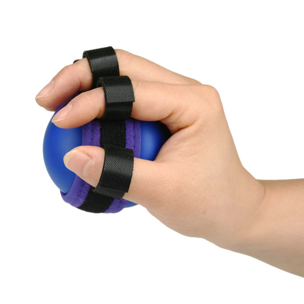 

1pc Blue Pu Grip Slow Rising Stress Relief For Hand Therapy Finger Exercise Bouncy Fidget Ball Squeeze Ball Fitness Training