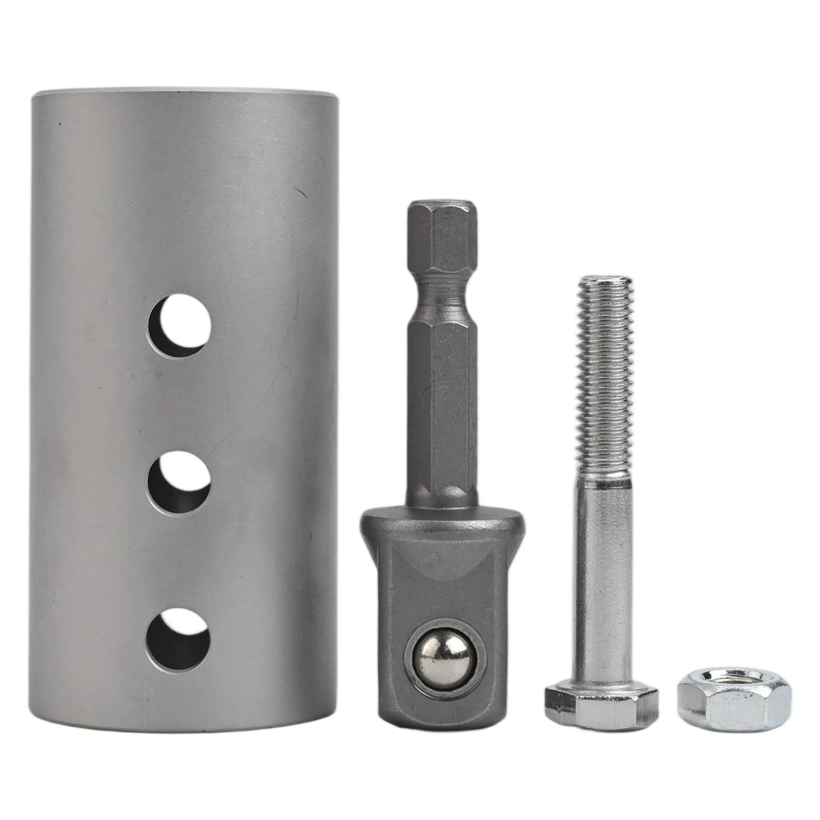 

Electric Drill Accessory Stainless Steel Adapter High-Grade Material Secure Connection Adapter Versatile Compatibility