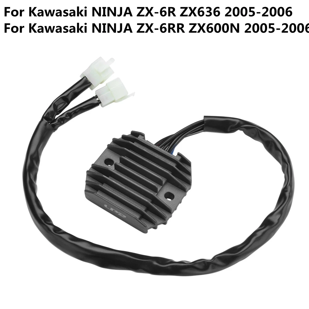 

Motorcycle Voltage Regulator Rectifier For Kawasaki NINJA ZX 6R 6RR ZX636 ZX6R ZX6RR ZX 636 ZX600N 2005 2006 Current Rectifier