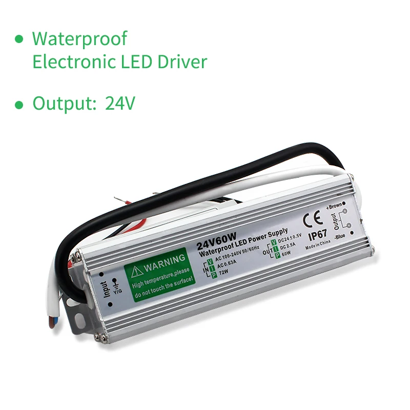 IP65 LED Driver 12V 24V Volt LED Lighting Transformer Converter 220V TO Power Supply 12V DC Source 24V 10W 15W 20W 30W 100W 150W