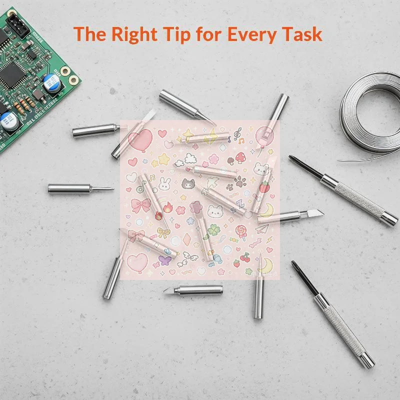 5Pcs/10Pcs 900M-T Soldering Iron Tips Set Pure Copper Electric Soldering Iron Replacement Head For DIY Electronic Repair
