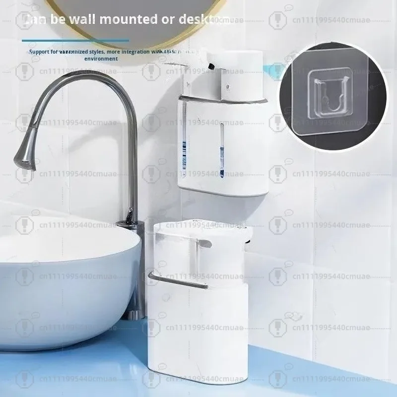 Automatic Sensor Soap Dispenser Foam Machine Double Head ABS Material 800ml Capacity Wall Mounted Hand Sanitizer Unit - view 3