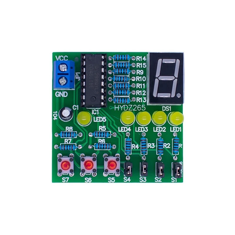 Decoding Display Electronic Manufacturing Loose Parts Training And Teaching Kit DIY Welding Matching Skills Simulation