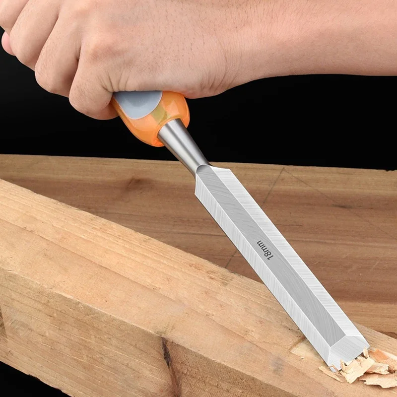 Woodworking carving knife, wood carving gourd, hand tool, chrome vanadium steel through-hole handle, chisel