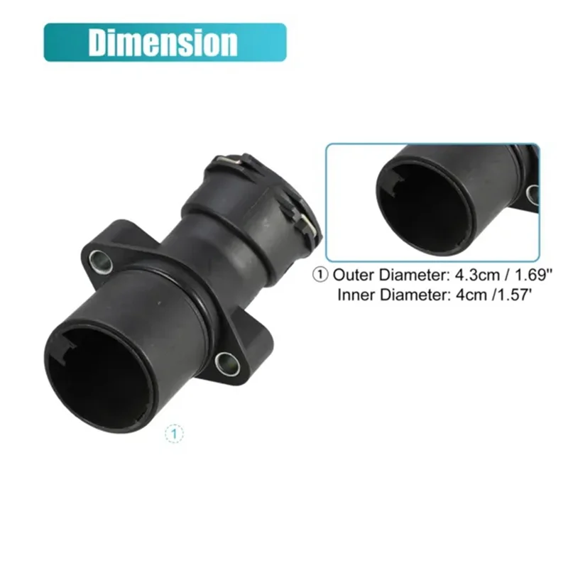 

Мощный 1 шт. корпус автоматического термостата, соединение трубы, черный АБС-пластик для E-Class C-Class CLK Class SLK Class 2712001256 A27