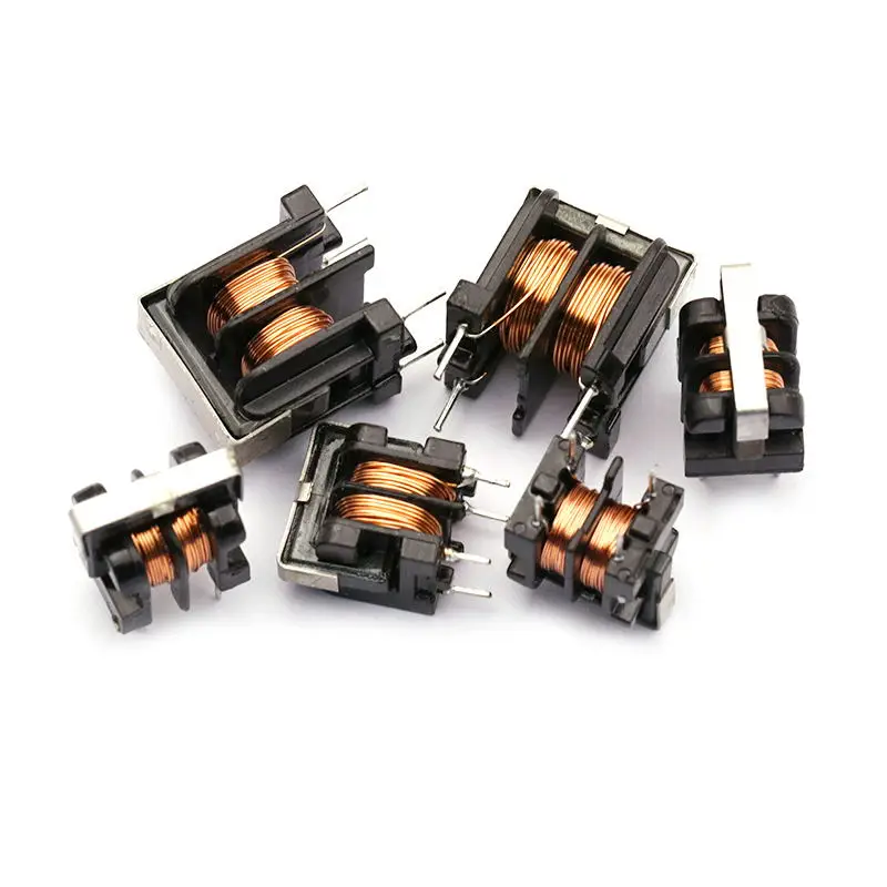 1PCS Common Mode Inductor Filter UU uf 9.8 10.5 10MH 5MH 20MH 30MH For Filter Inductance Pitch 7*8mm Copper Wire