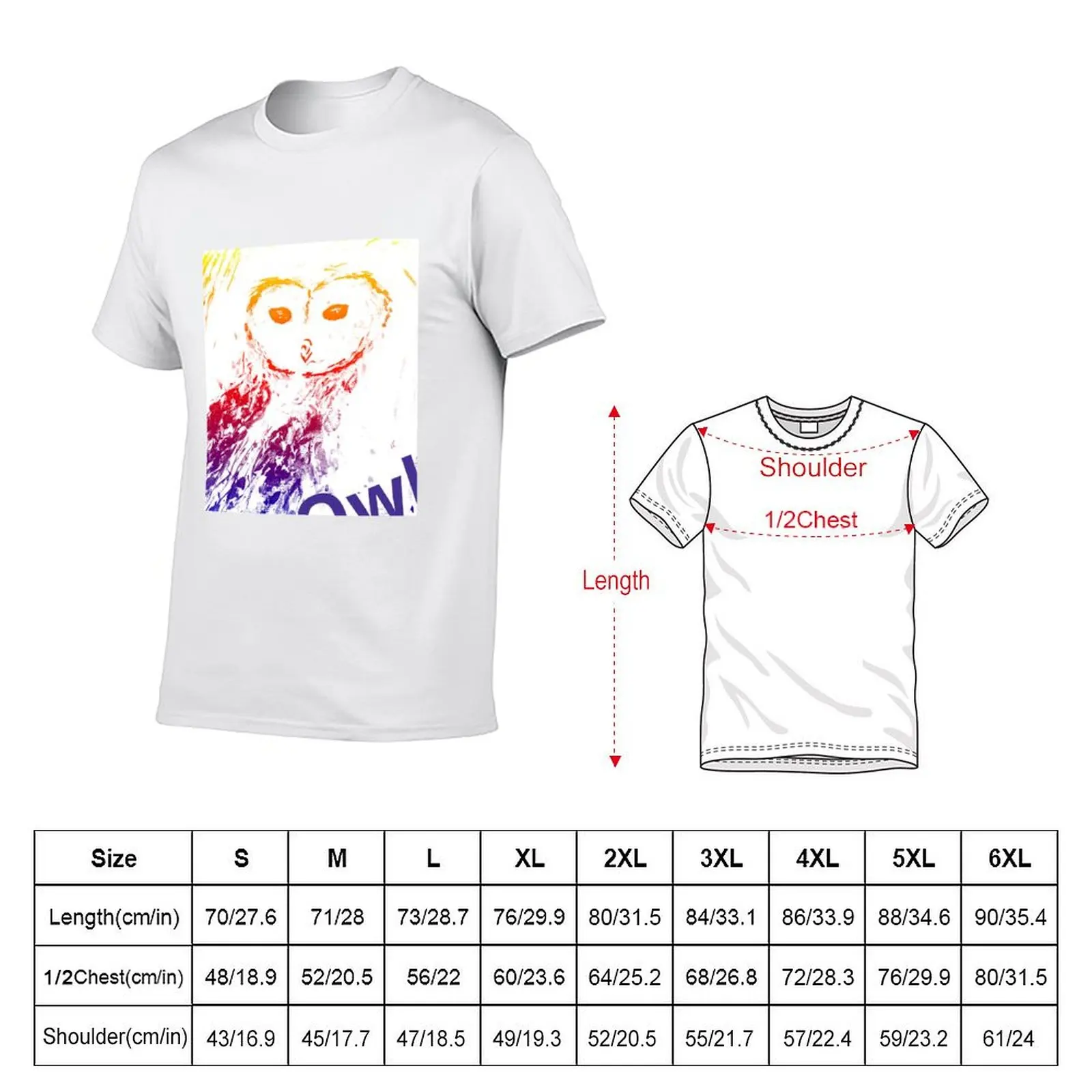 Owl, barn owl, burrowing Owl, baby owl T-Shirt plus size clothes customs t shirts for men cotton