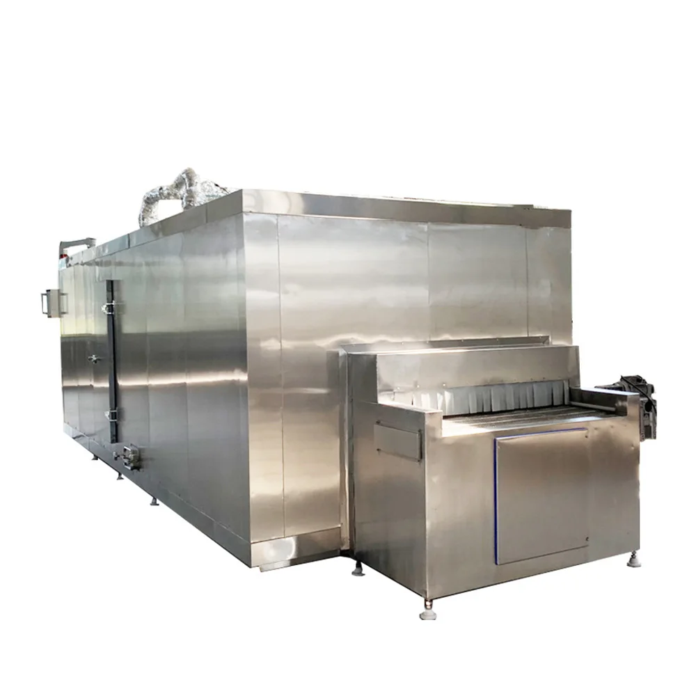 IQF Tunnel-type Quick-freezing Machine for Ice Cream and Popsicles, Cold Storage Quick-freezing Machine Tunnel Freezer