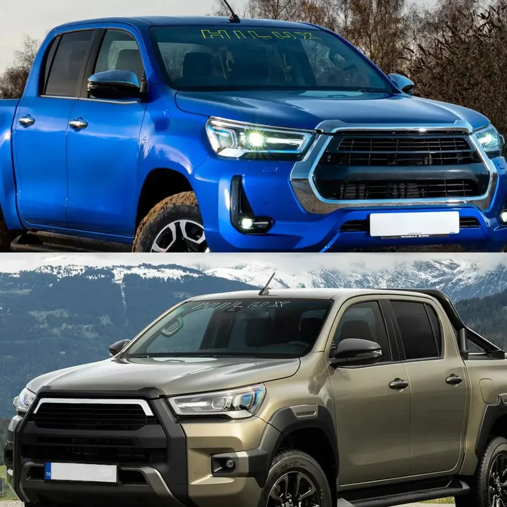 لتويوتا هايلكس فيجو ريفو بيك اب الزجاج الأمامي سيارة ملصق شاحنة راية يغطي شارات ديكور الفينيل اكسسوارات ضبط السيارات