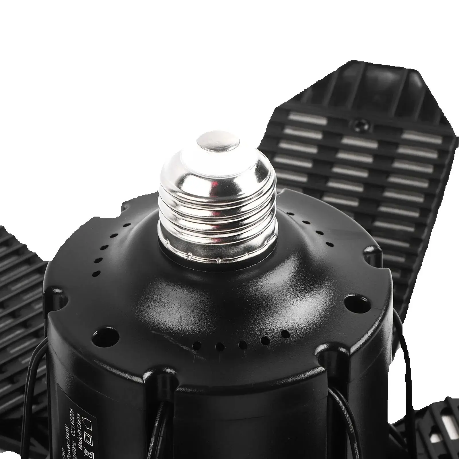 22482833 Foldable Garage Lamp 6-Leaf LED Work Light 160W 6500K Wide Angle Adjustable for Workshop Garage Basement