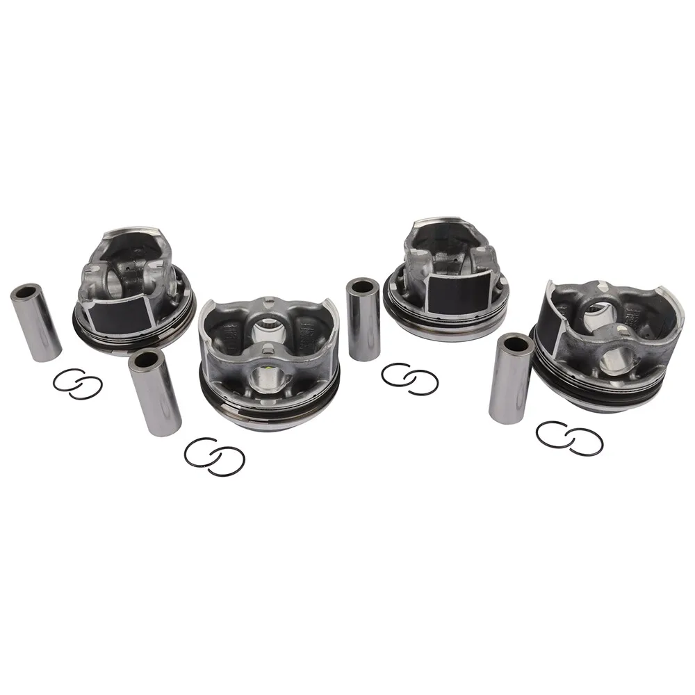 Image of AP01 4x 21mm Kolbensatz für Audi A3 VW Passat Seat Skoda 1.8 TFSI BZB CDH 06J107065AD 06J107065AK