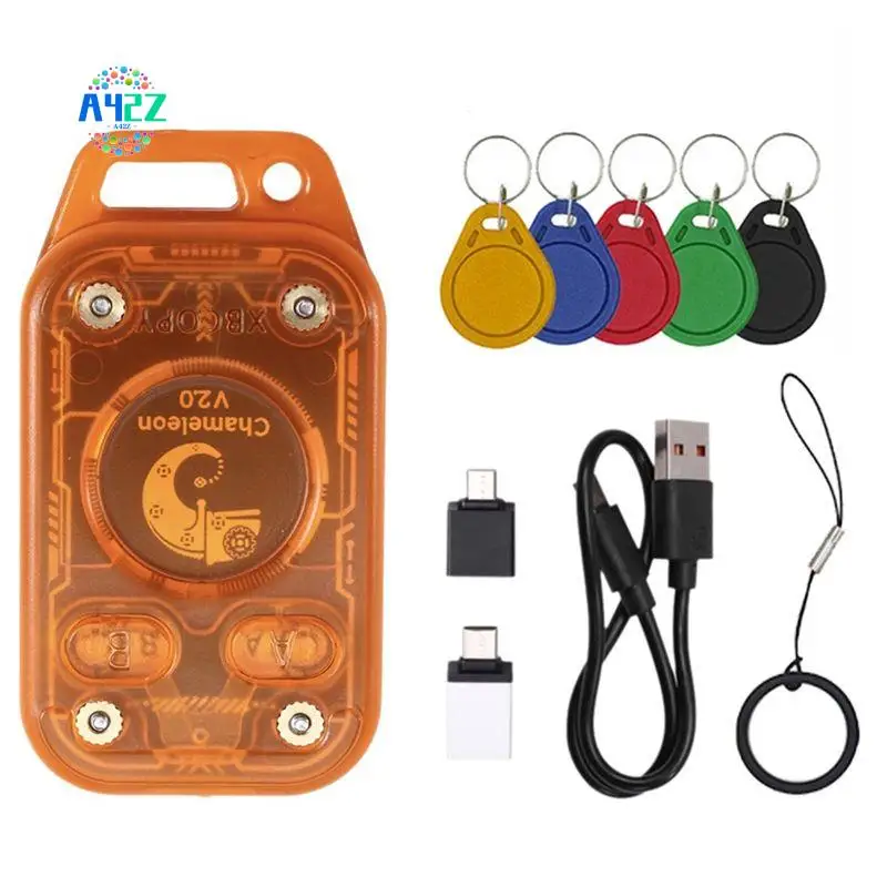 a42z-chameleon-ultra-v20-rfid-スマートチップリーダーエミュレーター-1356mhz-125khz-カードデコード-nfc-デュプリケーター-5xcuid-キーホルダー