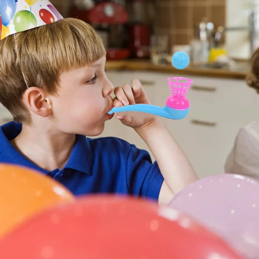 Magic Blowing Pipe Floating Ball Kids Favors Games Balance Training Toys Wedding Birthday Party Piñatas Gifts Bag Filler